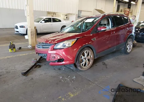 2014 Ford Escape Titanium z USA, uszkodzony, nr VIN 1FMCU0J91EUA97512